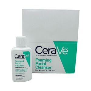 CeraVe Foaming Facial Cleanser - Travel Size - Set of 15 - 0.5 fl oz x 15